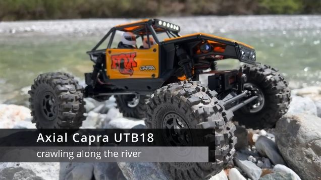 crawling along the river - Axial Capra UTB18