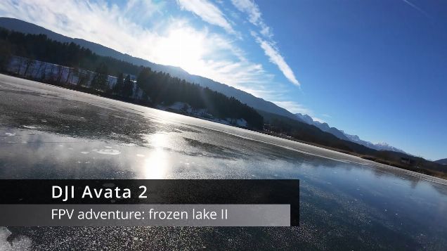 FPV adventure frozen lake II - DJI Avata 2 #dji #fpv #djiavata2