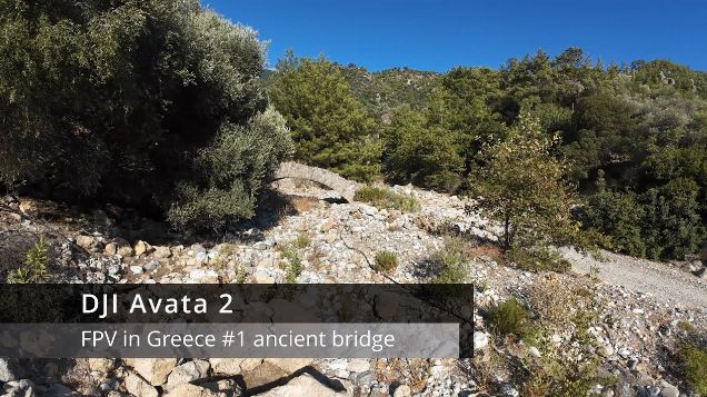 FPV in Greece #1 ancient bridge - DJI Avata 2 #fpvdrone #djifpv #avata2