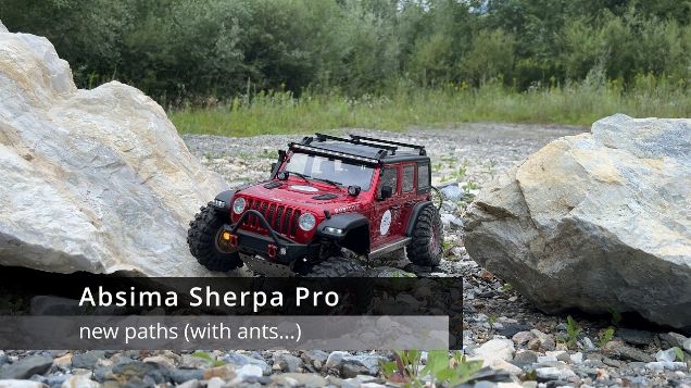 new paths (with ants) - Absima Sherpa Pro #absimasherpa #absima #yk4102