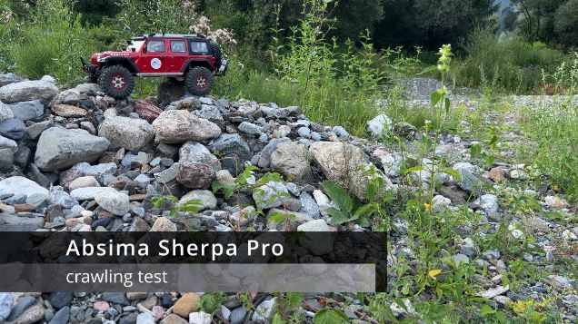 crawling test - Absima Sherpa Pro #absimasherpa #absima #yk4102