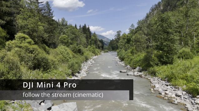 follow the stream (cinematic) - DJI Mini 4 Pro #dji #djicinematic #mini4pro