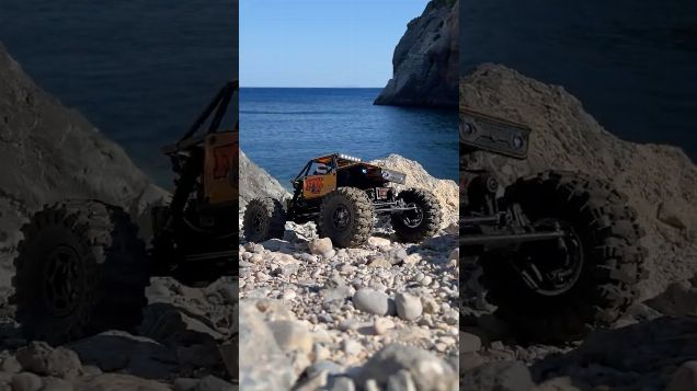 harbour crawling01, Capra in Greece #2   Axial Capra UTB18