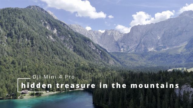 hidden treasure in the mountains - DJI Mini 4 Pro #dji #djimini4pro #cinematicdrone
