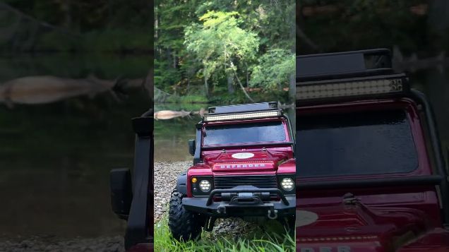 hidden lake in the forest02 - Traxxas TRX 4 Defender #traxxas #trx4defender #trx4