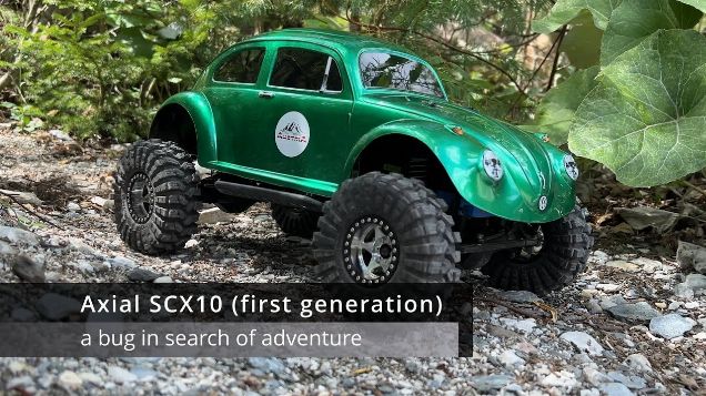 a bug in search of adventure - Axial SCX10 #axialscx10 #bajabug #crawler