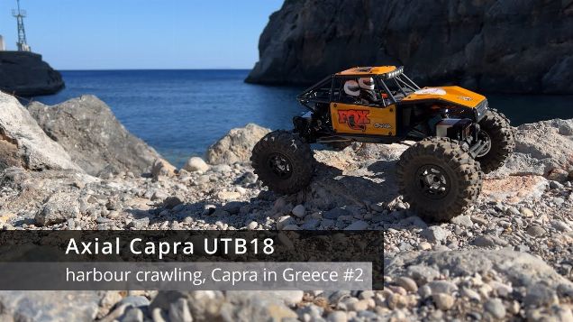 harbour crawling, Capra in Greece #2   Axial Capra UTB18 #axial #axialcapra #caprautb18