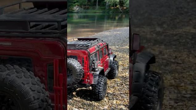 hidden lake in the forest09 - Traxxas TRX 4 Defender #traxxas #trx4defender #trx4